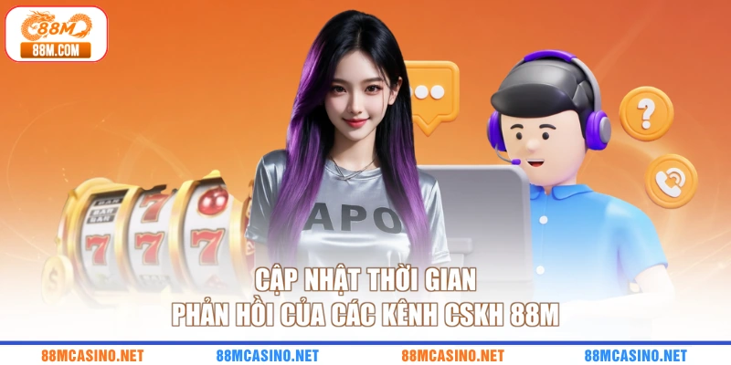 Cập nhật thời gian phản hồi của các kênh CSKH 88M